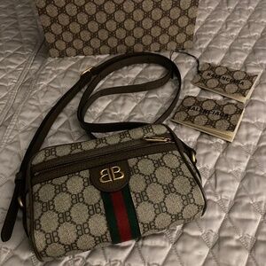 Authentic Balenciaga x Gucci Hacker Camera Bag